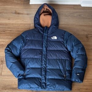 The North Face-Boy’s Navy two toned Hooded Jacket